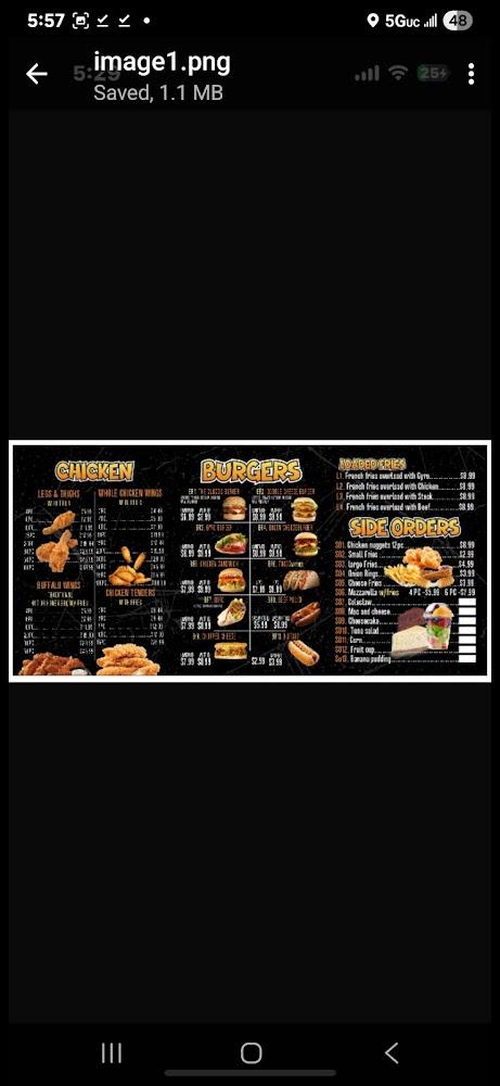 Paradise Food Menu image 3